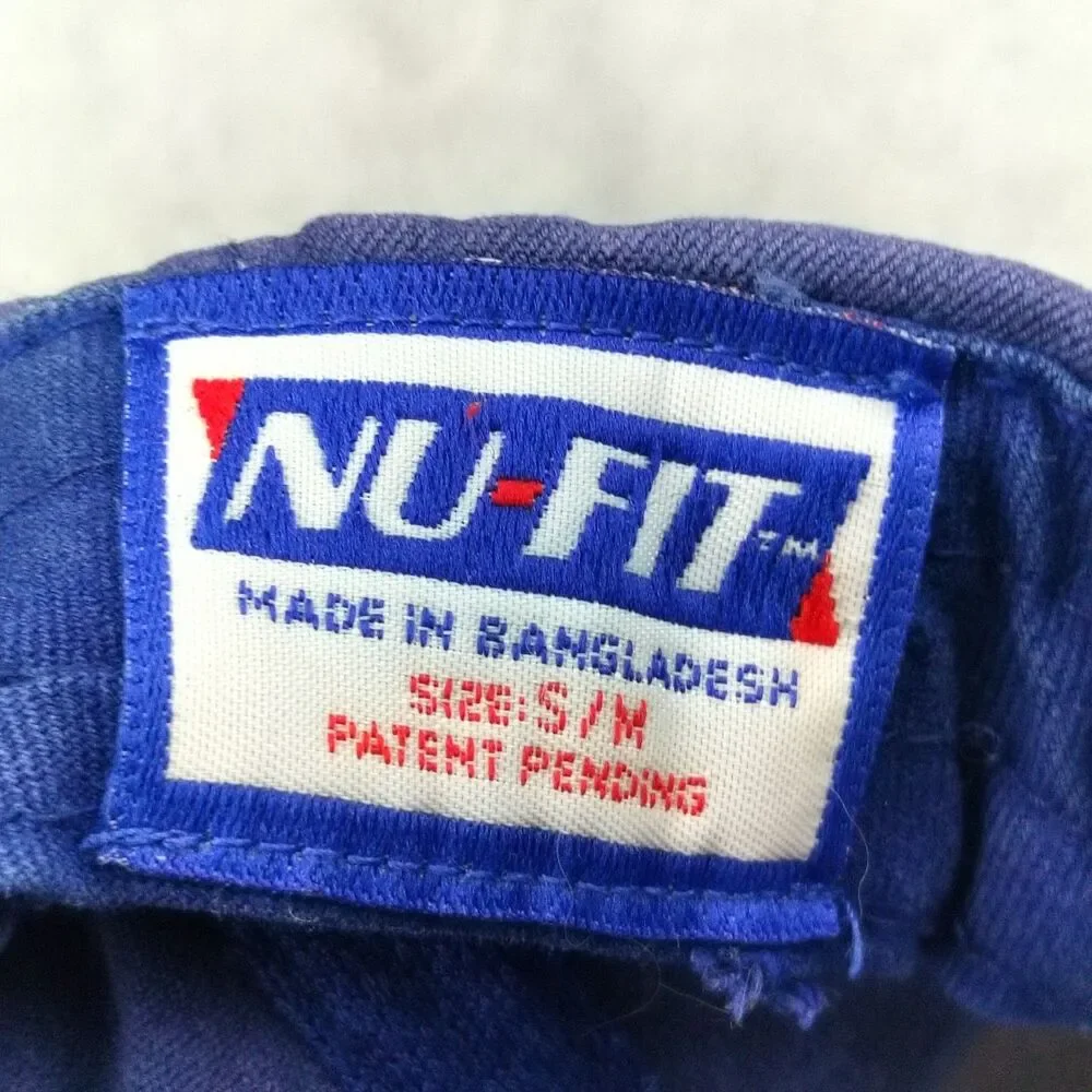 NU-FIT Hat Baseball Cap Men's S/M Blue Dallas Aviation Texas Helicopter